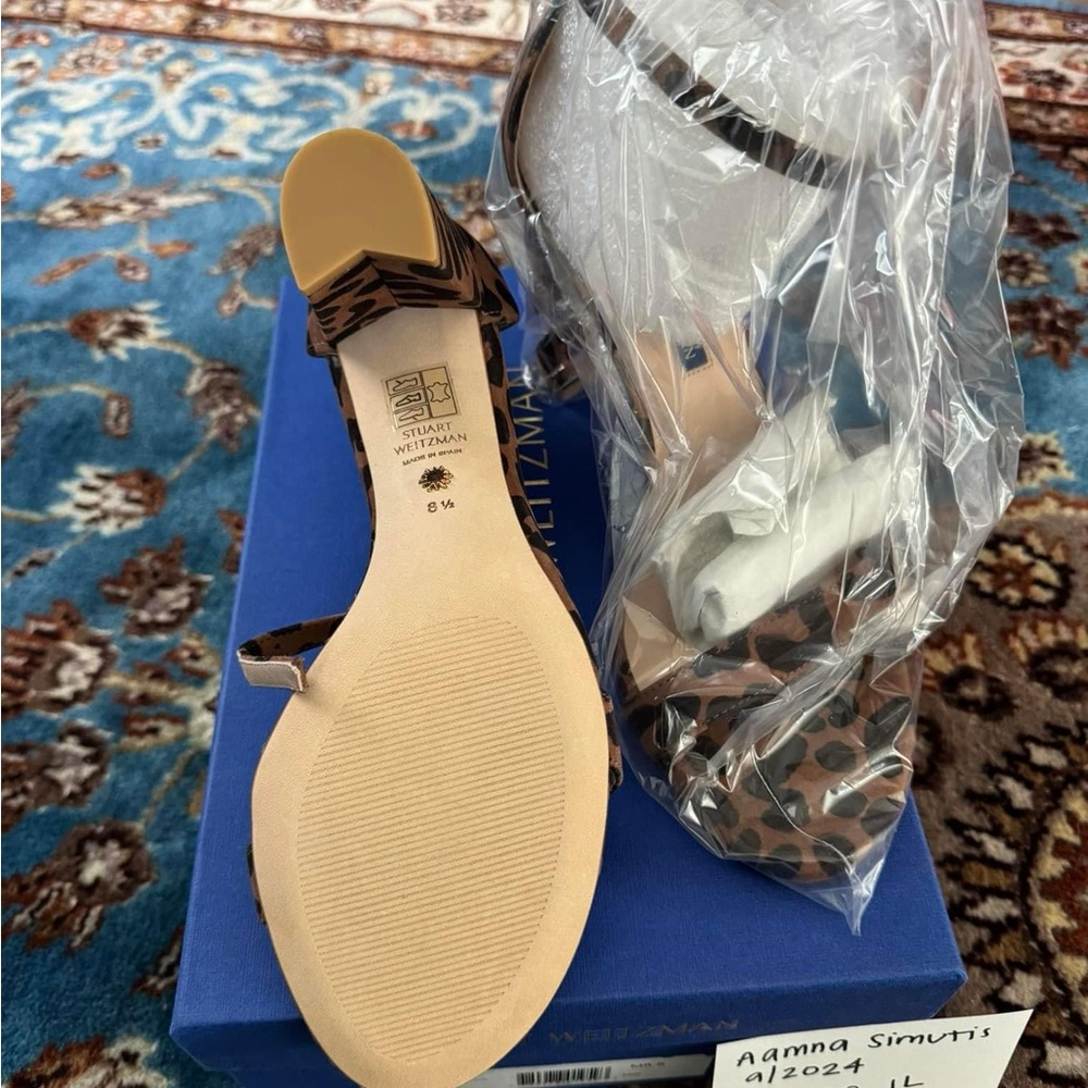 Stuart Weitzman Nearlynude Cheetah brand new!